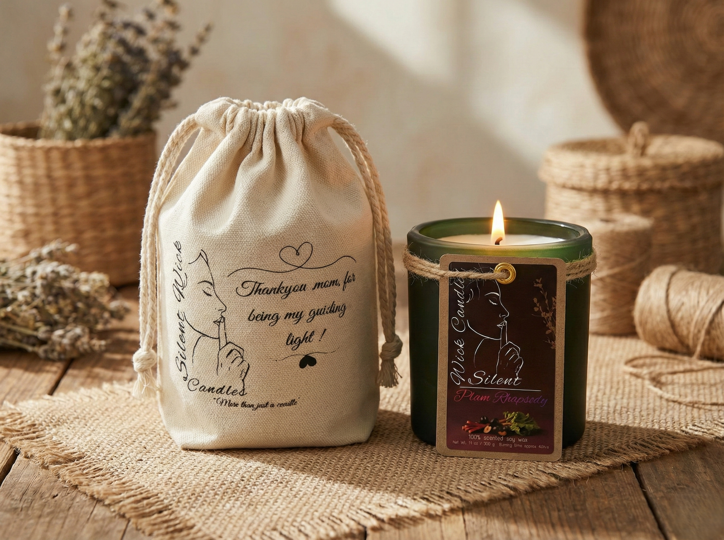 Plum Rhapsody - Glass jar