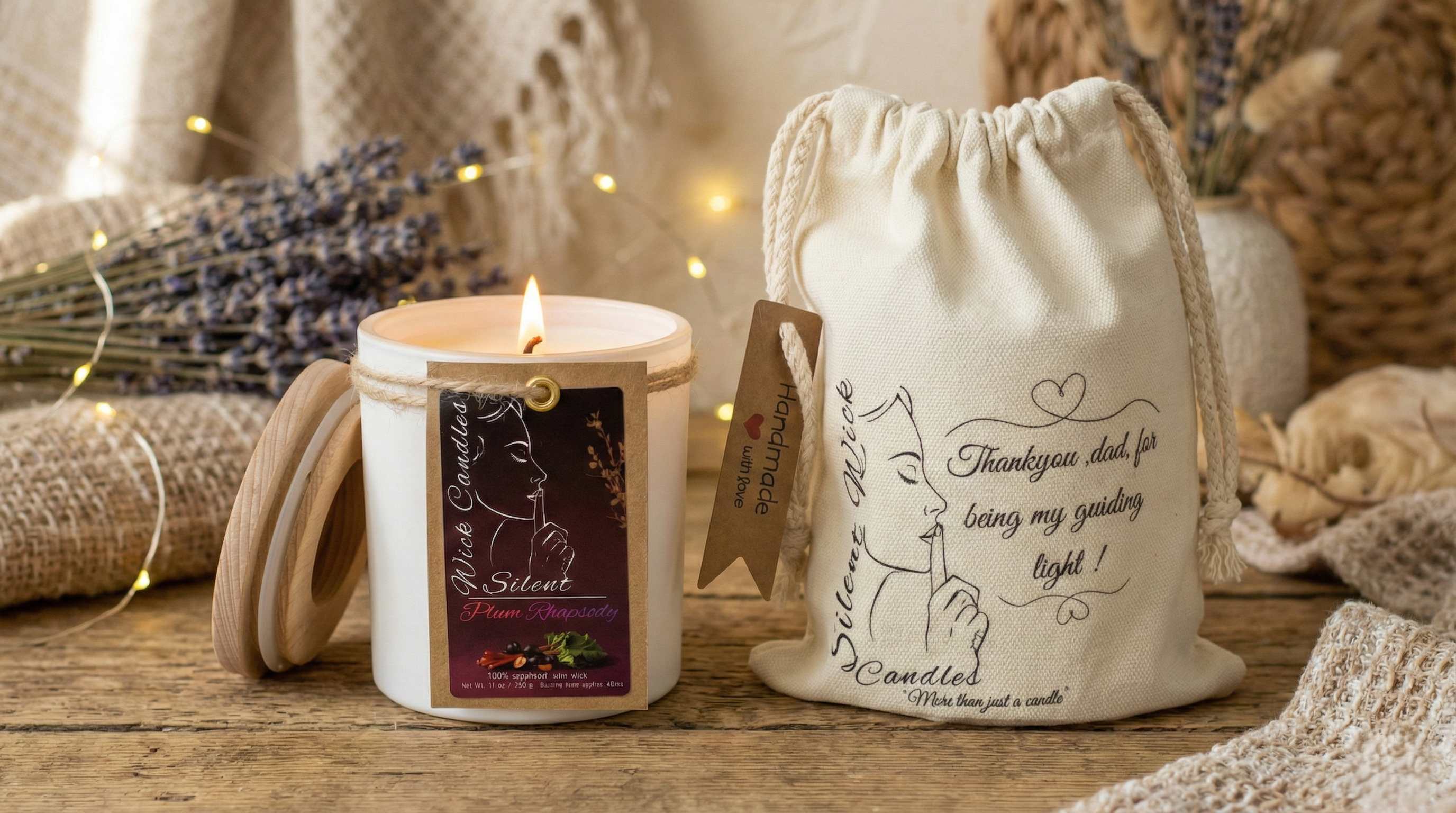 Plum Rhapsody - Glass Jar