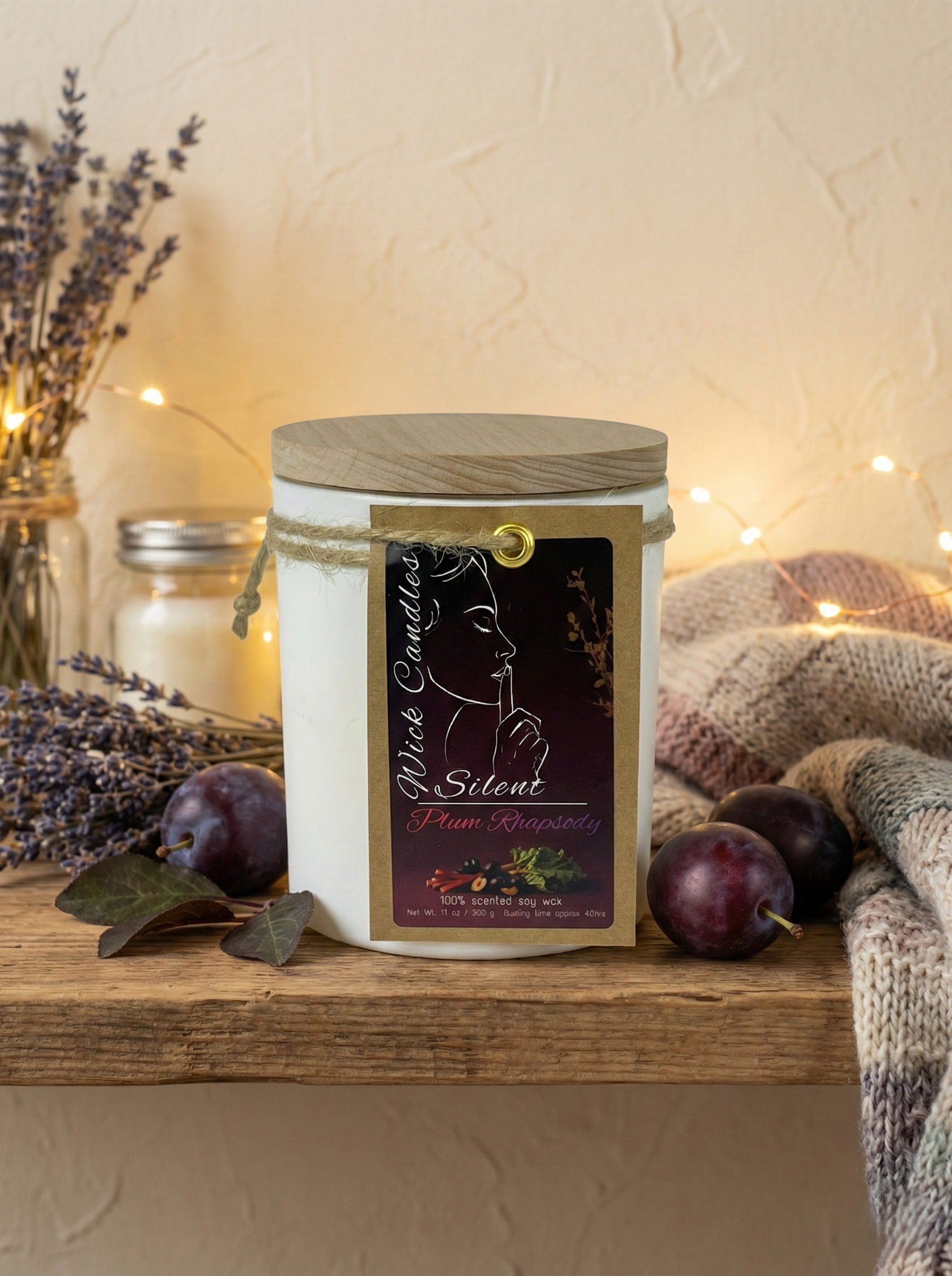 Plum Rhapsody - Glass Jar