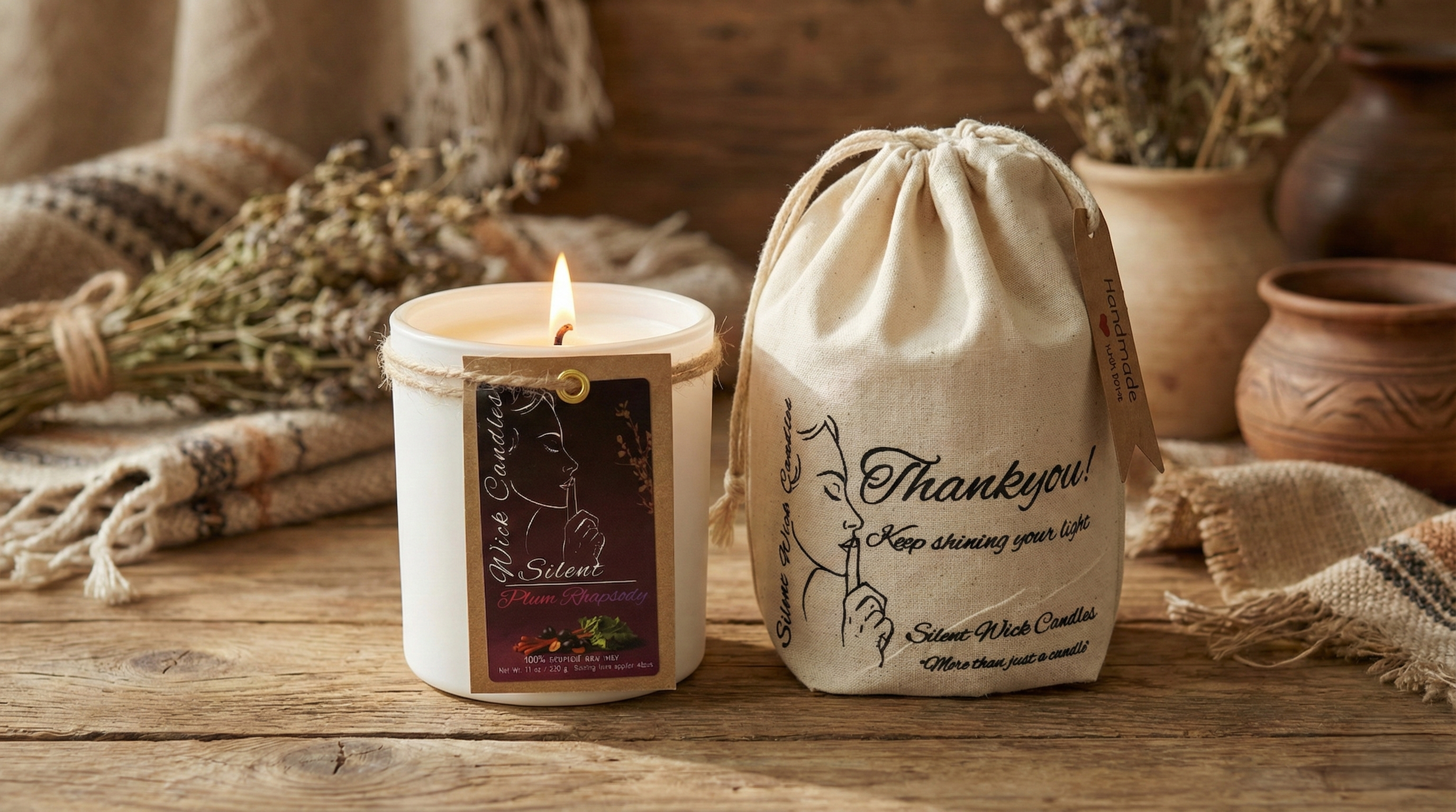 Plum Rhapsody - Glass Jar