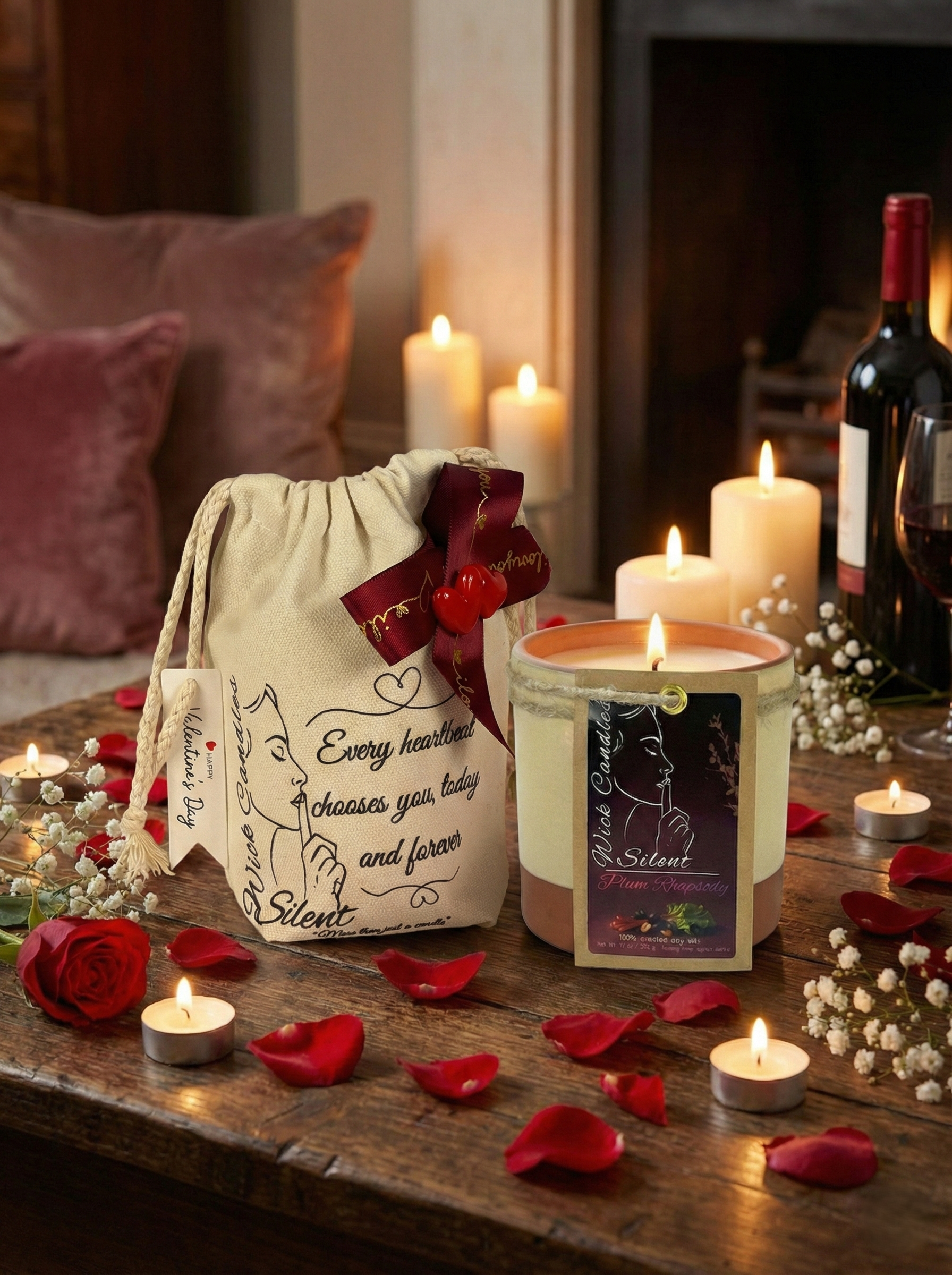 Plum Rhapsody - Pottery Jar