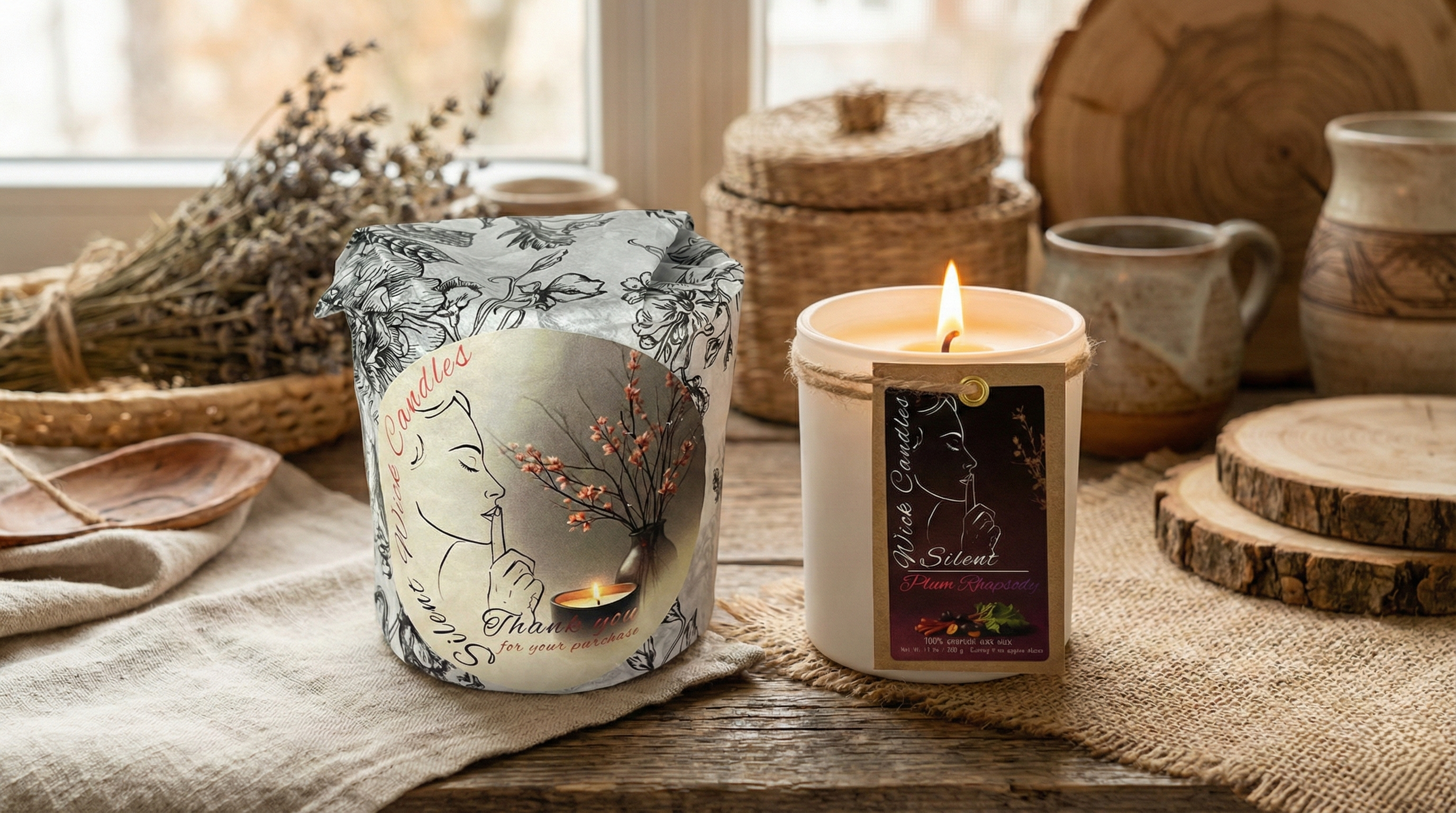 Plum Rhapsody - Glass Jar