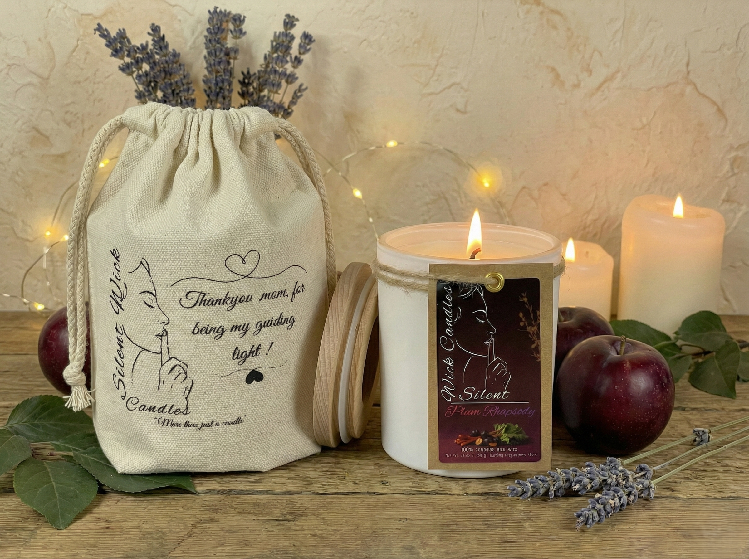 Plum Rhapsody - Glass Jar