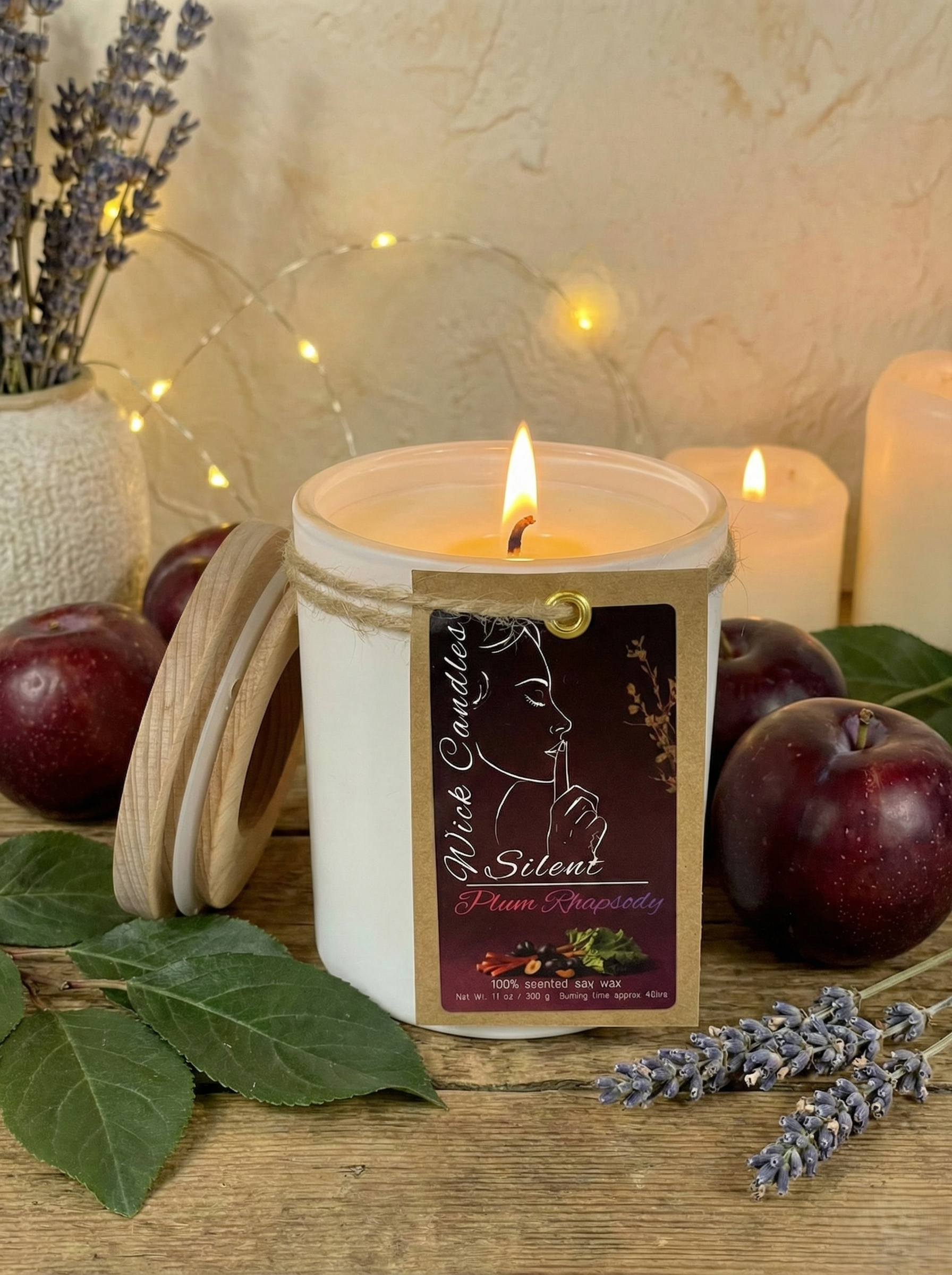 Plum Rhapsody - Glass Jar