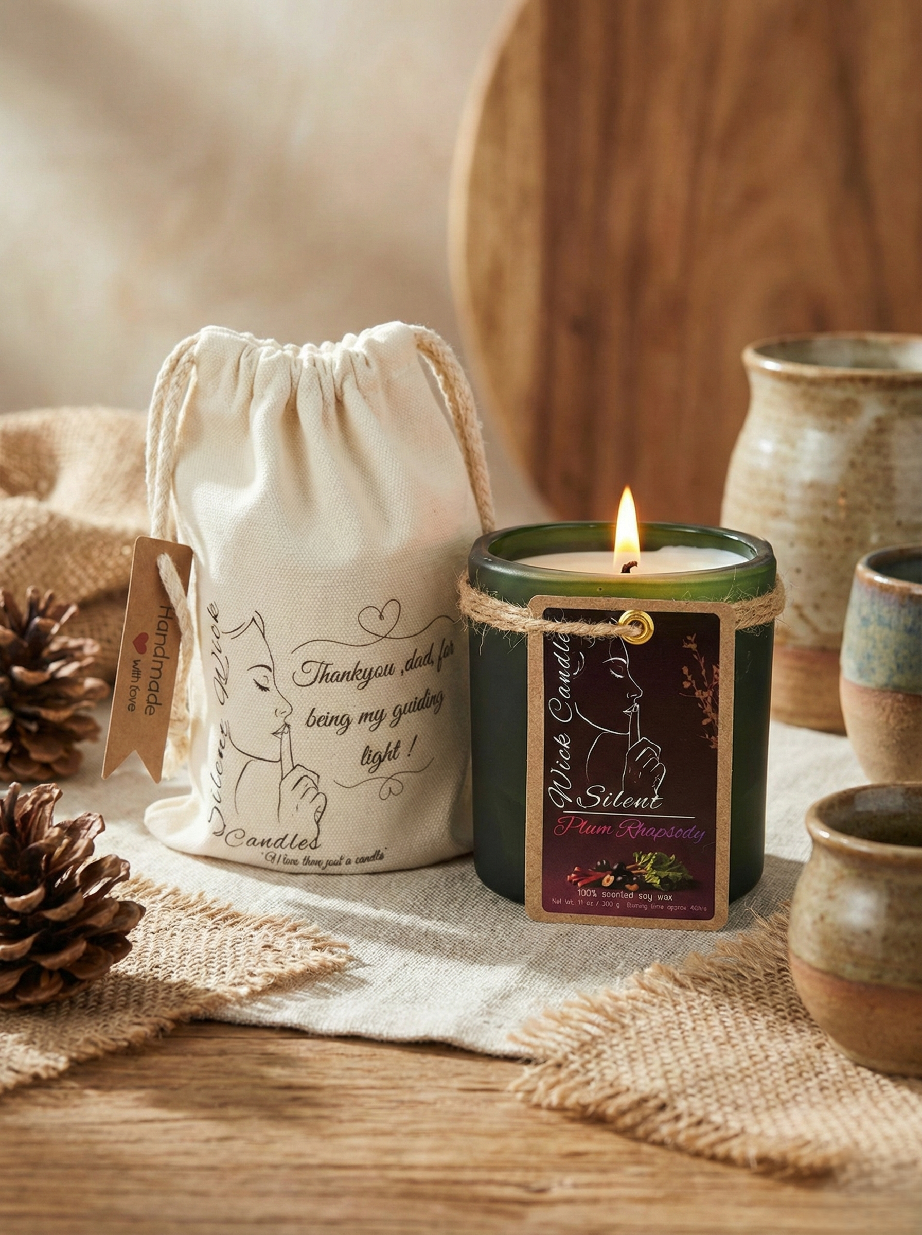 Plum Rhapsody - Glass jar