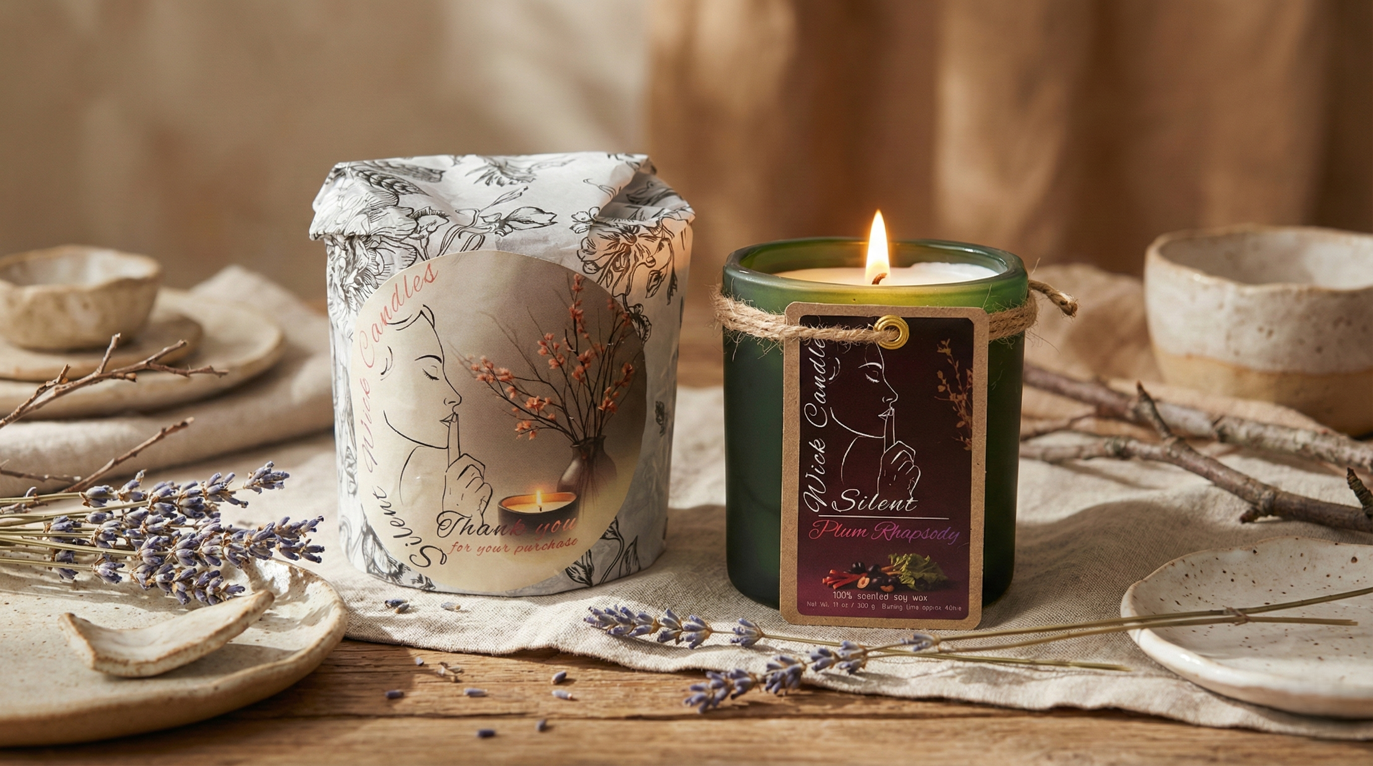 Plum Rhapsody - Glass jar