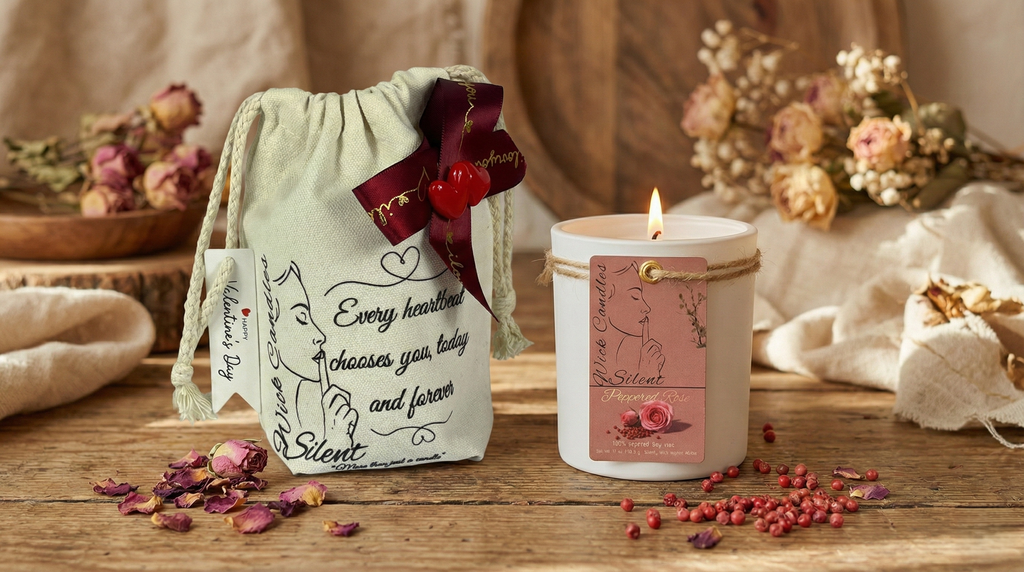 Peppered Rose - Glass Jar