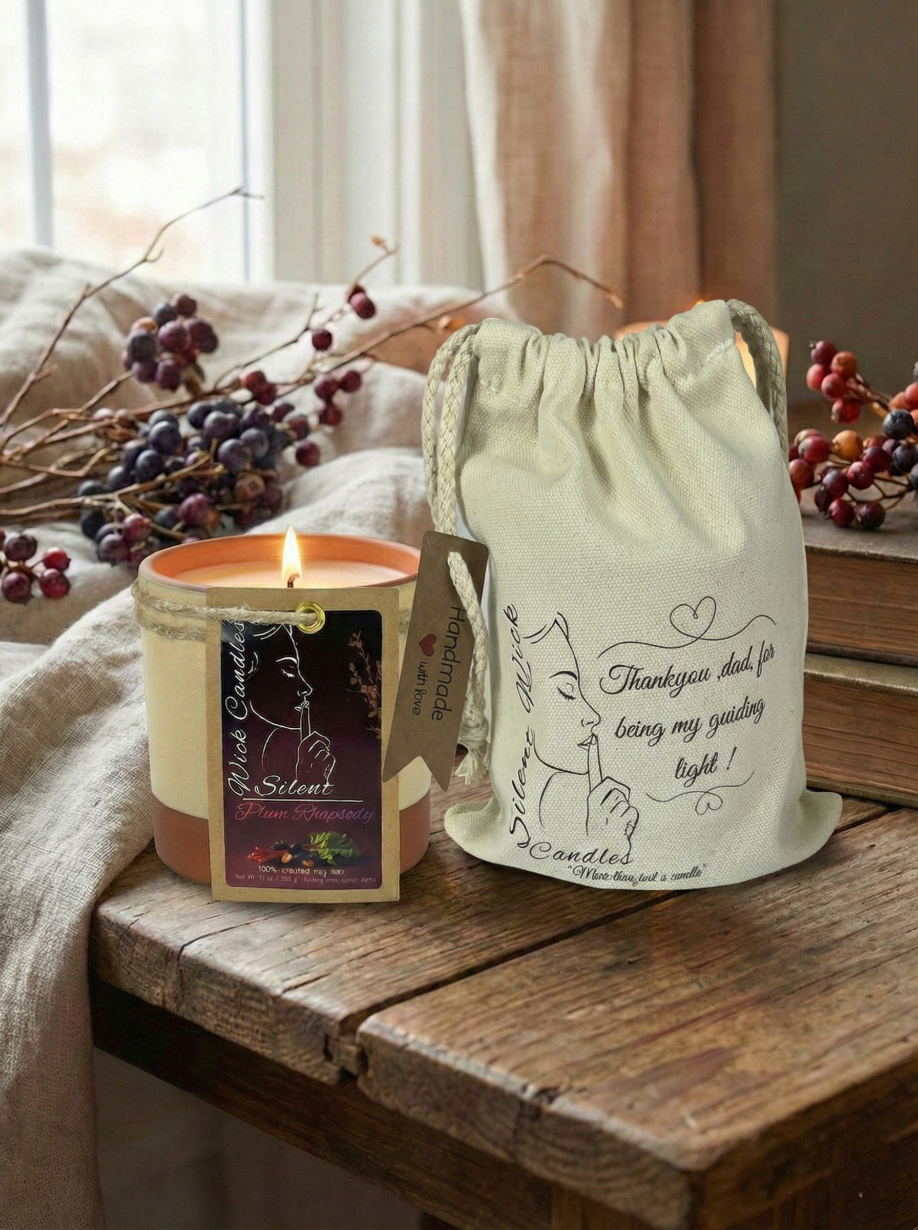 Plum Rhapsody - Pottery Jar